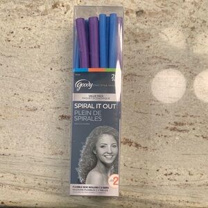Spiral It Out Flexible Rod Rollers - Blue and Purple